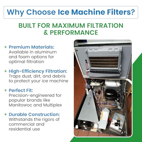 Replacement Aluminum Ice Machine Filter Compatible with Manitowoc Ice 4040193