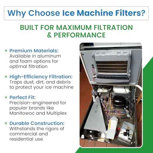 Replacement Aluminum Ice Machine Air Filter Compatible with Manitowoc Ice 3005559