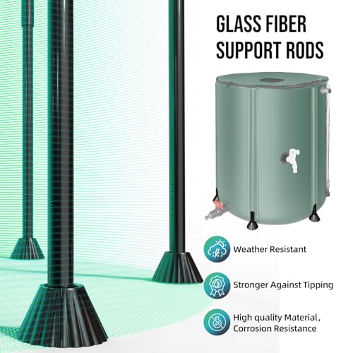 Collapsible Rain Barrel Water Collection System