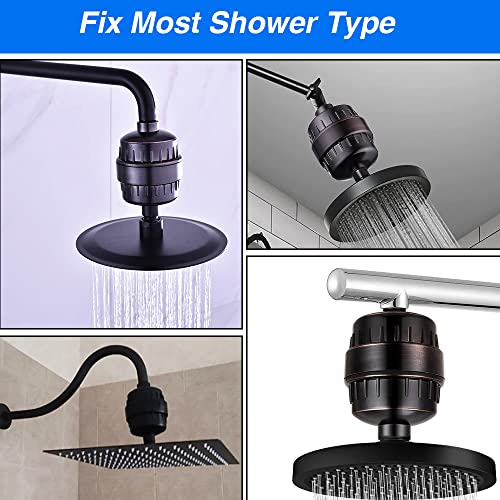 Oil Rubbed Bronze Shower Head Filter
