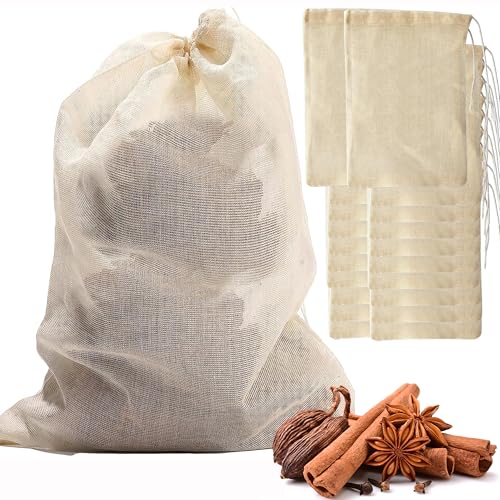 Soup Bags Cotton Mesh Bag for Cooking (20 Count)