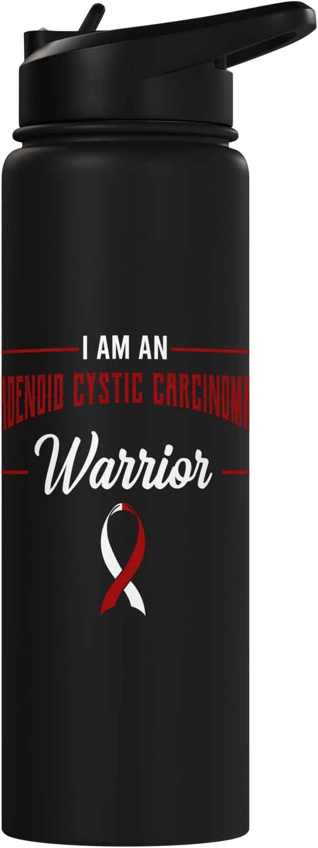 I Am A Warrior Adenoid Cystic Carcinoma ACC Adenoidcystic Stainless Steel Insulated Water Bottle