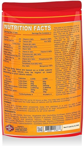 Survival Tabs (120 Count)