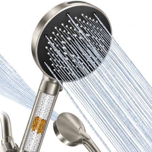 High Pressure Filtered Handheld Shower Head 9 Spray（1 filter）