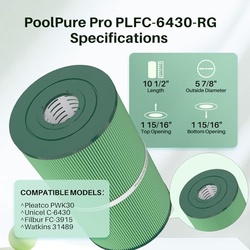 C-6430-RG Spa Filter Replaces PWK30-M, Watkins 31489