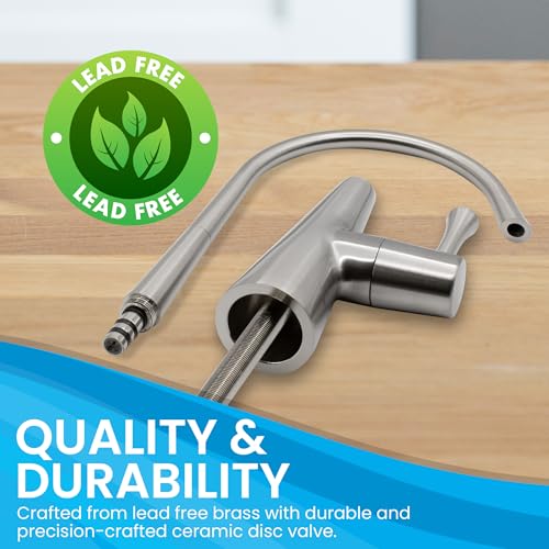 Non-Air-Gap Brass RO Faucet, Brushed Nickel