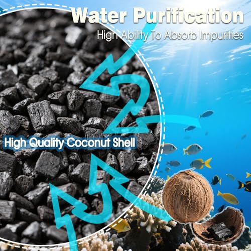 6PCS Activated Carbon Filter Media for Marineland Canister Filter (6 Count)