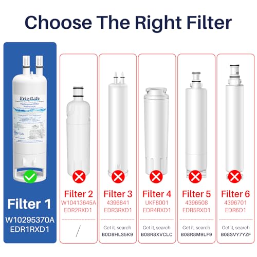 W10295370A Refrigerator Water Filter Compatible with EDR1RXD1