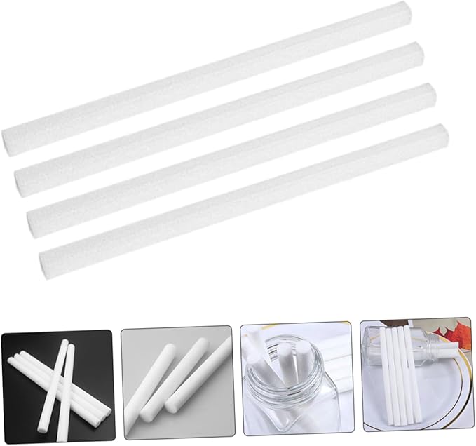 PRETYZOOM 150pcs Fiber Diffuser Sticks for Humidifiers Absorbent Replacement Accessories for Diffusers for Home Office and Spa Use - AquaVibe