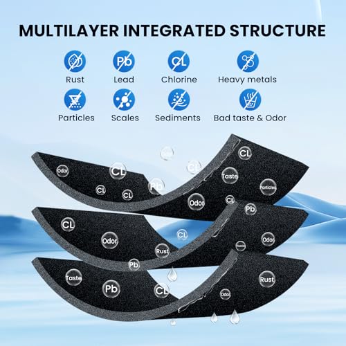 RWF1200A Refrigerator Water Filter Replacement for LG LT700P (4 Count)