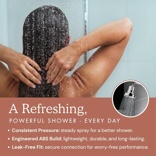Filtered Shower Head for Hard Water