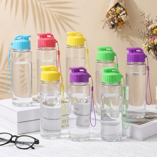 100 Pieces Reusable Plastic Water Bottles Bulk (100 Count)