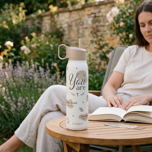 Inspiration Stainless Steel Water Bottle with Twist Lid 20oz