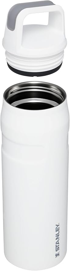Stanley IceFlow Cap and Carry Water Bottle | Wide Mouth Twist Lid | Lightweight & Leakproof for Travel & Sports | Insulated Stainless Steel | BPA-Free