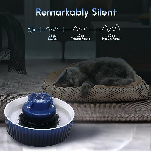 Ceramic Cat Water Fountain