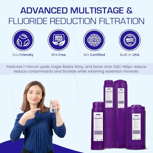 Smart + Calcium GAC Fluoride Reduction Water Filter Cartridge