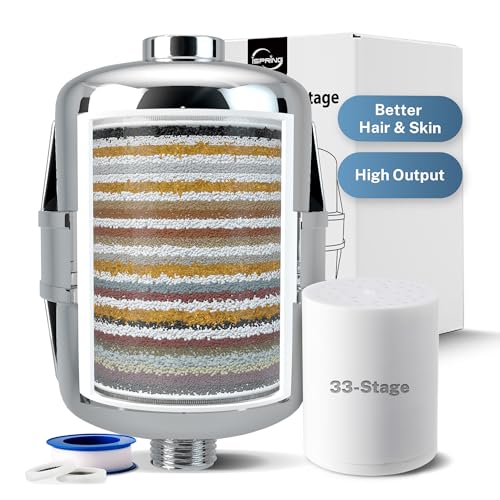 SF3S 33 Stage Universal Shower Head Filter for Hard Water