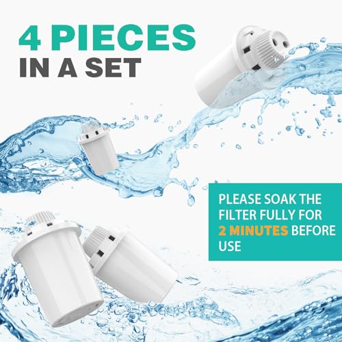 Dog Water Fountain Filters Replacement 4 Pack