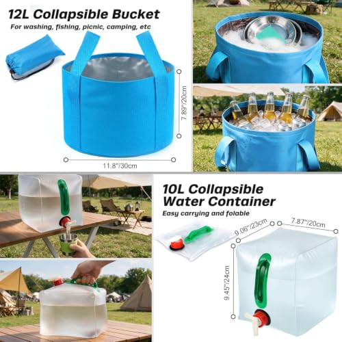 29pcs Camping Cookware Mess Kit