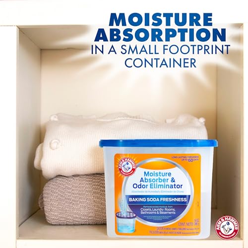 Fragrance Free Refillable Moisture Absorber and Odor Eliminator 14 oz. Tub (42 Ounce)