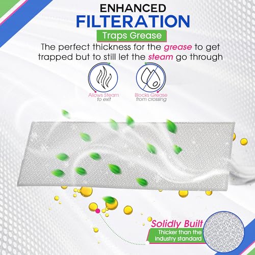Stove Vent Filter 5.9”x16.9” 99010370 Fits Broan Range Hood Filter