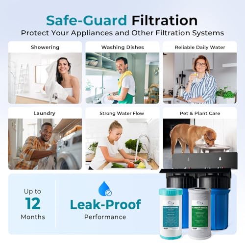 WGB21BM 2 Stage Whole House Water Filtration System
