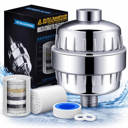 ALFA1 Premium 15‑Stage Shower Filter for Hard Water
