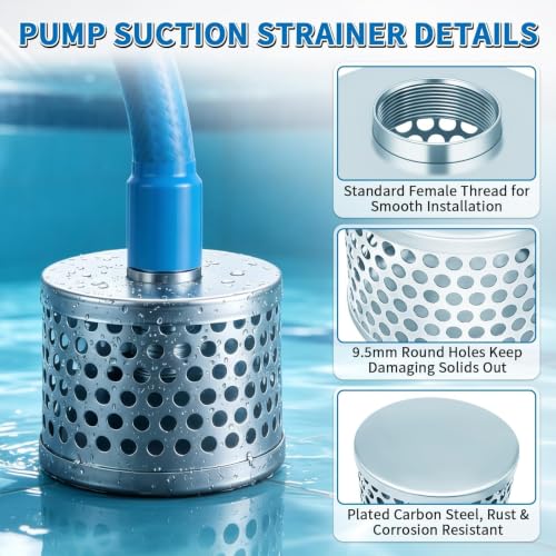 2 Inch Water Pump Suction Strainer