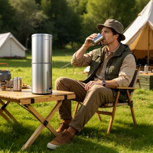 Gravity fed Water Filter System