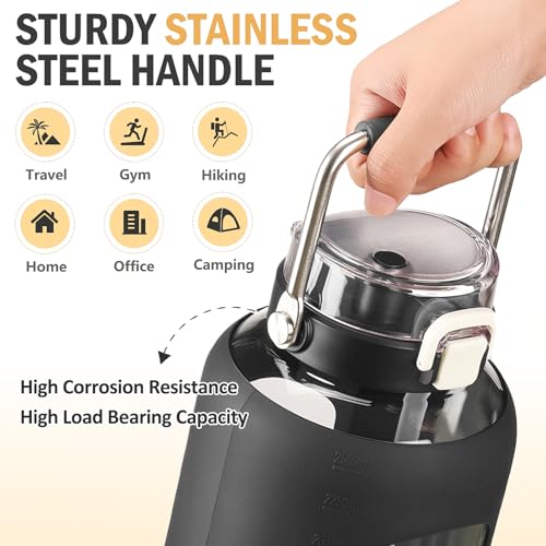 84oz Glass Water Bottle