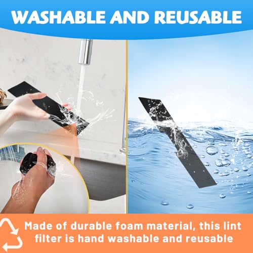 2Pack Lint Filter WH01X35719 Compatible with GE Profile Washer Dryer Combo Models PFQ97HSPVDS
