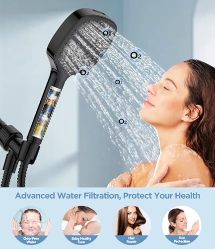 Filtered Shower Head with Handheld