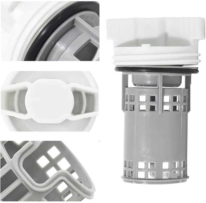 DC97-16991B Washer Drain Pump Filter Washing Machine Filter Compatible With Samsung Washing Machine, Replaces for 2813211 AP5586931 PS4222025, etc. - AquaVibe