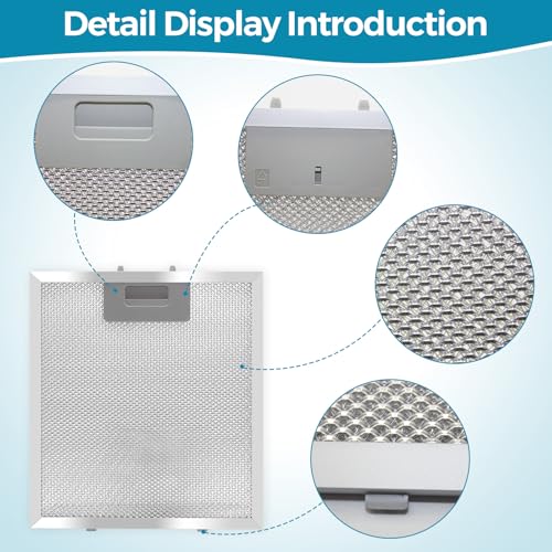 Range Hood Filter Replacement 10.25x9x0.35Inch (2 Count)
