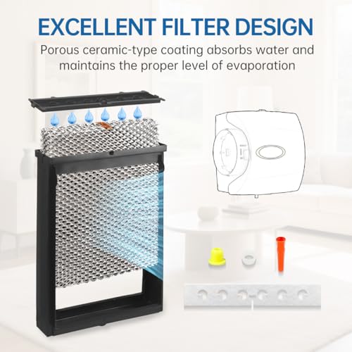H635EZ1A Humidifier Filter Water Panel Assembly Replacement Kit Compatible with Whole