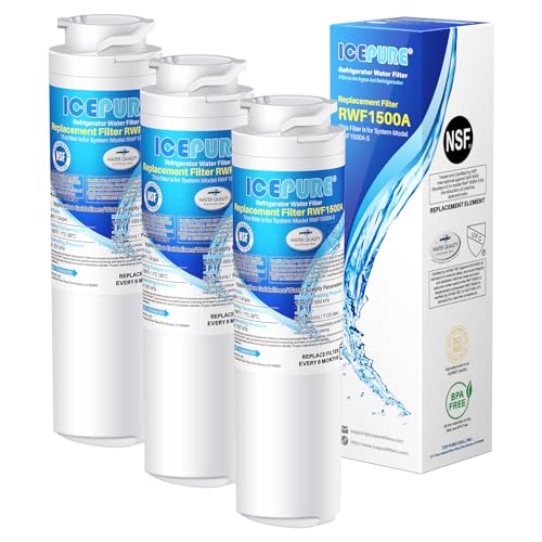 MSWF Refrigerator Water Filter Replacement for GE® MSWF (3 Count)
