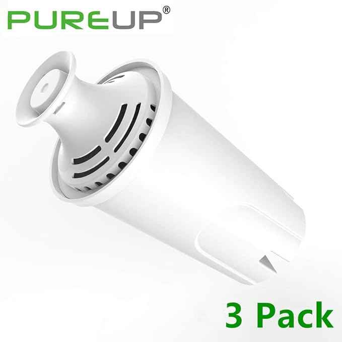 Pack of 3 Water Filter Replacement fo Brita® Filters Water Filter pitcher,Dispensers,NSF Certificated Pitcher Water Filter,Compatible with Brita® Classic OB03®, Mavea® 107007, 35557,BPA free