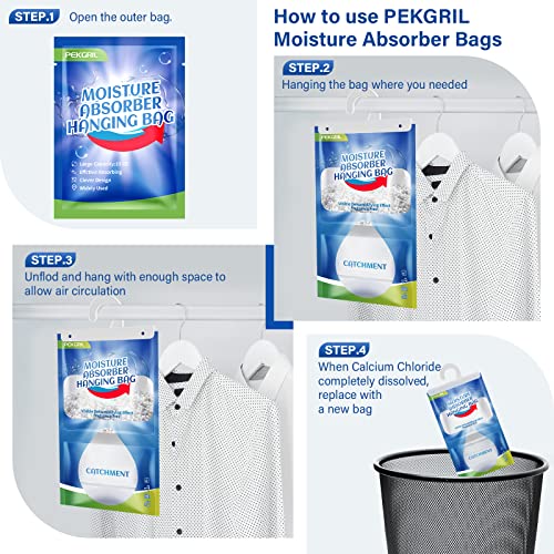 Moisture Absorber Bags 10 Packs (10 Count)