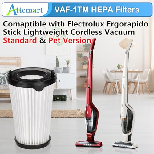 8 Pcs VAF 1TM Filter Replacement Compatible with Electrolux Ergorapido