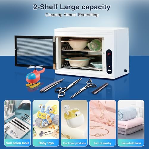 17L UV Sanitizer Cabinet Nail Tool Cleaner for Salon Beauty Tool