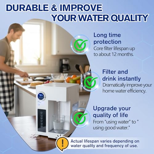 1 Pack PCF Water Filter Replacement Compatible with Bluevua RO100ROPOT