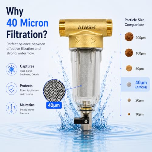 40 Micron Spin Down Sediment Filter