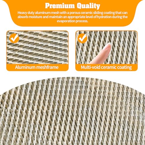 2Pack 35 Water Panel Humidifier Replacement Filter Made of Aluminum Mesh Compatible with AprilAire Whole (2 Count)