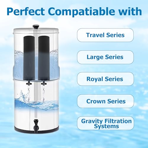Water Filter Replacement for Berkey® BB9 (4 Count)