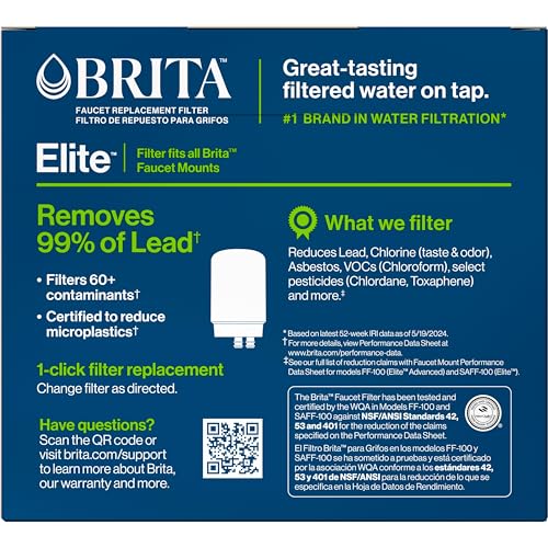 Replacement Water Filter for Faucet Mount (2 Count)