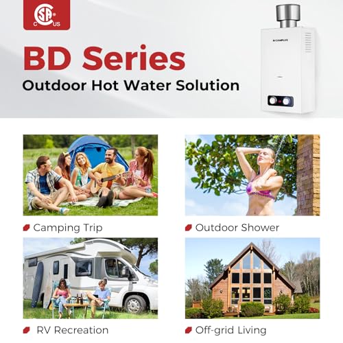 CAMPLUX 2.64 GPM Portable Tankless Water Heater