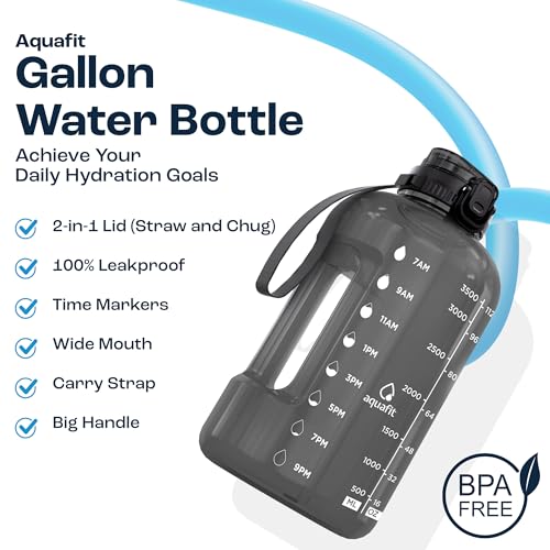 Gallon Water Bottle with Time Marker