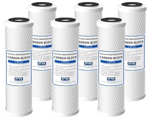 6-Pack Flow-Pur 8 (WCBCS-975-RV) Water Filter Replacement and Water Purifier Activated Carbon Filter for RV Water Filter System (6 Count)