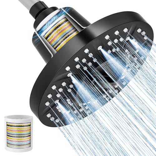 7 Inch Filtered Shower Head with High Pressure Spray