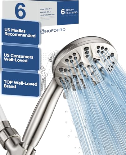 6 Mode High Pressure Handheld Shower Head Set